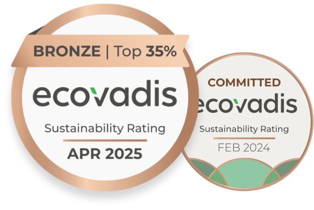 Badge Ecovadis 2024 - 2025